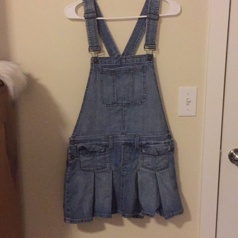Jean overall dress